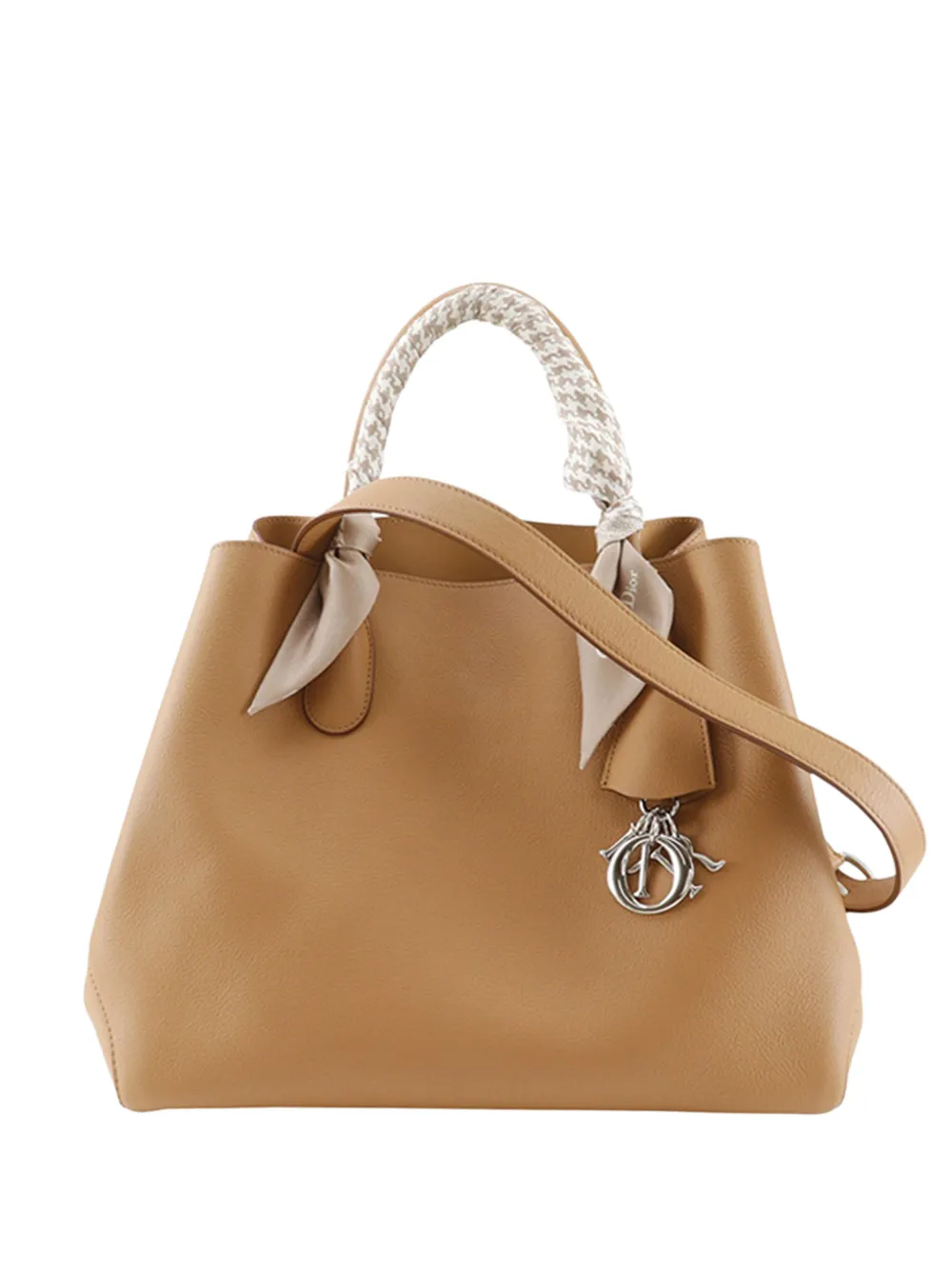 Christian Dior Pre-Owned 2000-2026 Medium Calfskin Open Bar satchel - Brown