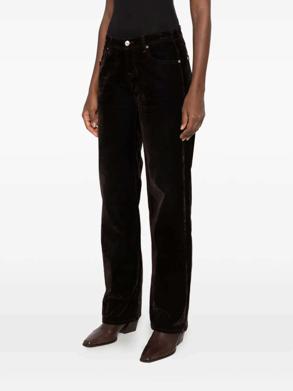 7 For All Mankind low straight-leg jeans Bruin