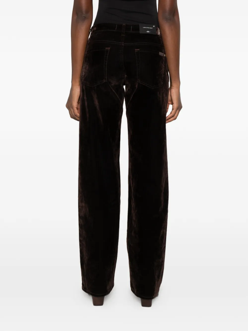 7 For All Mankind low straight-leg jeans Bruin