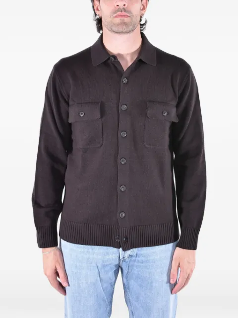 Kangra button-fastening pocket-detail jacket