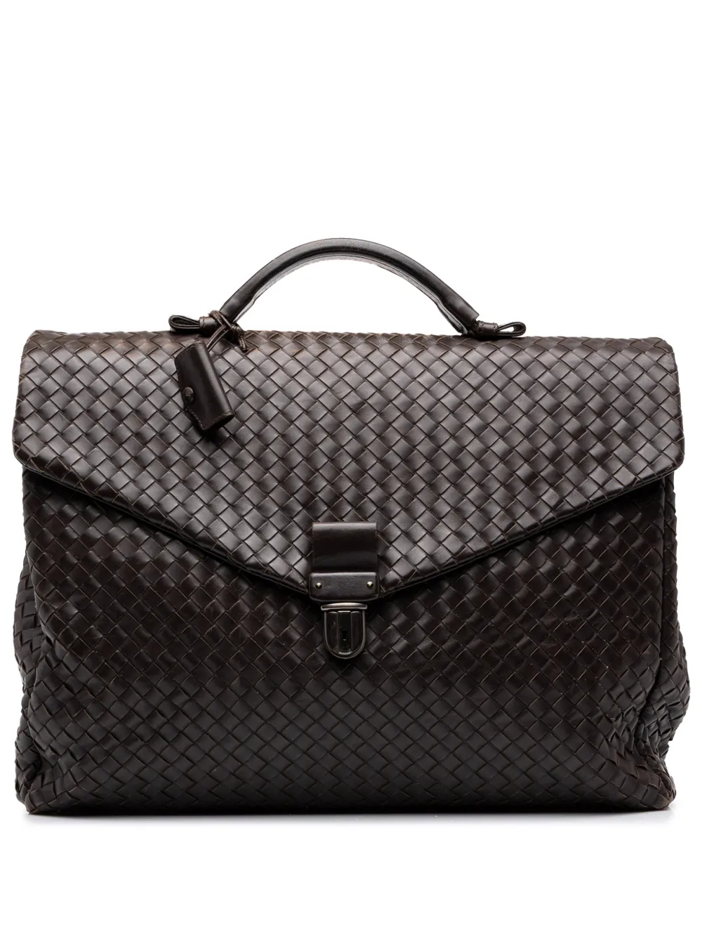 Bottega Veneta Pre-Owned 2007 Nappa Intrecciato Briefcase business bag - Braun
