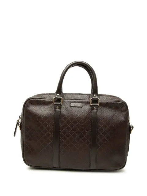 Gucci Pre-Owned 2000-2015 Medium Diamante Calfskin Bright business bag