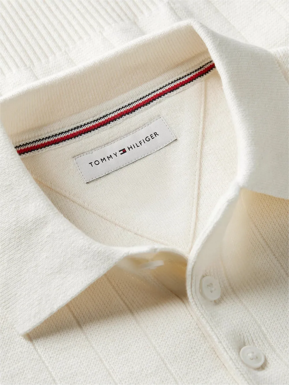Tommy Hilfiger Junior Poloshirt met geborduurd logo Beige