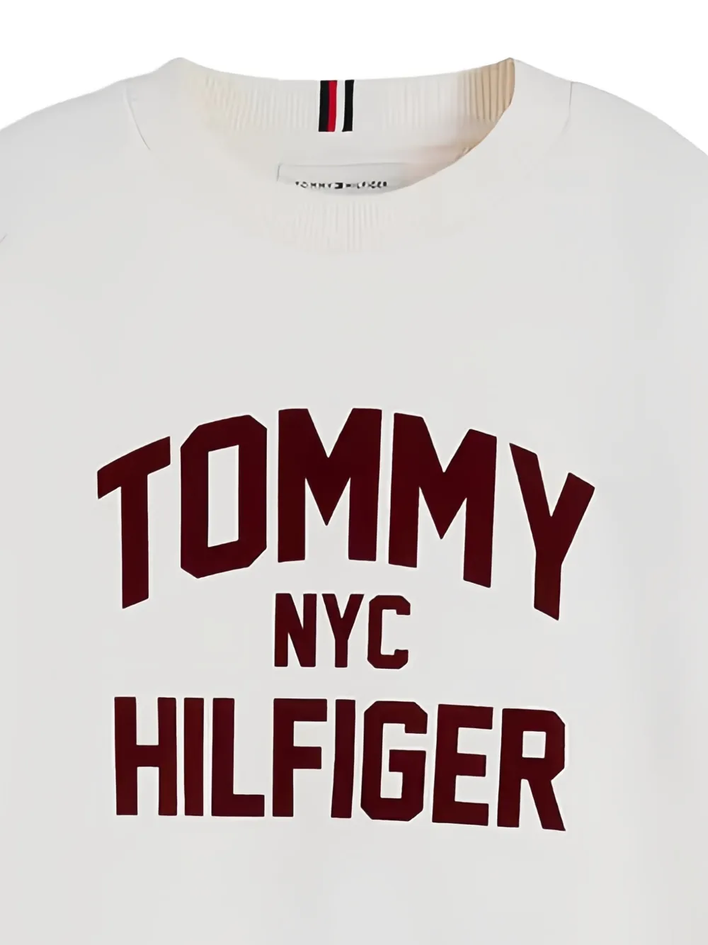 Tommy Hilfiger Junior logo-print sweatshirt Wit