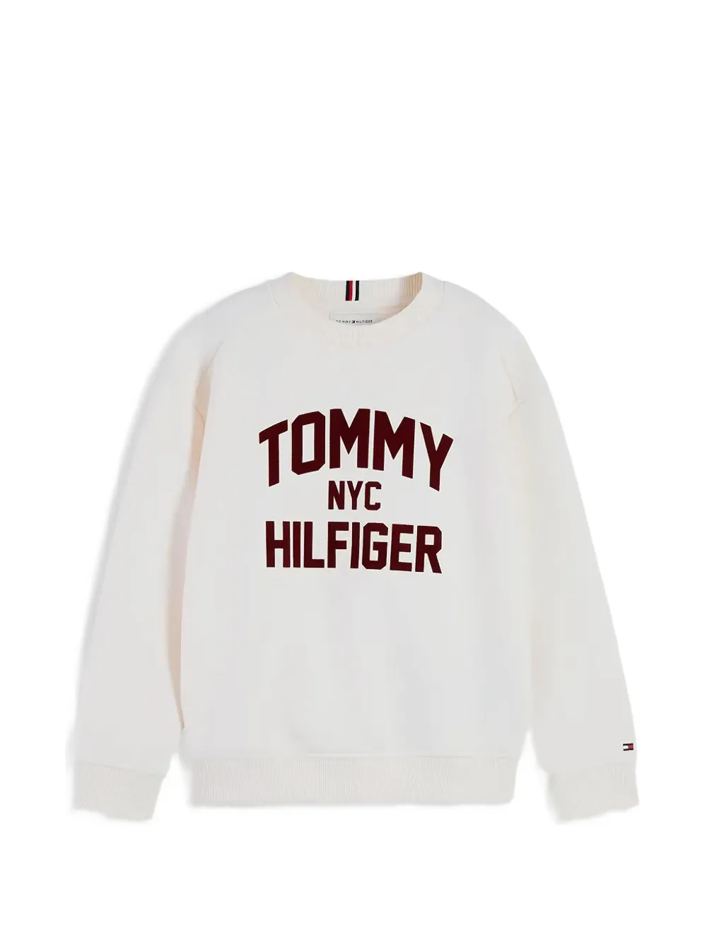 Tommy Hilfiger Junior logo-print sweatshirt Wit