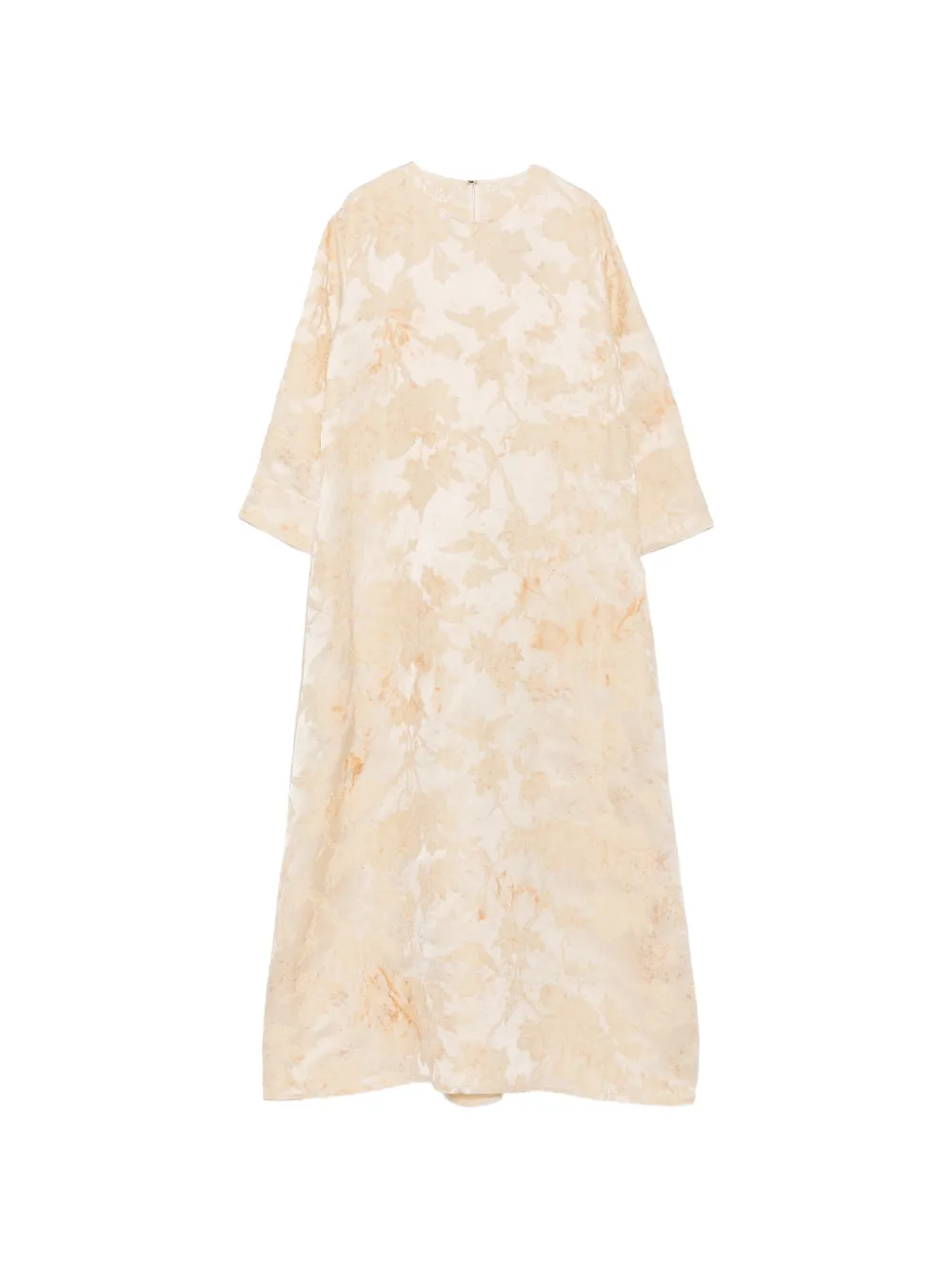 Uma Wang Apostte floral-jacquard maxi dress Beige