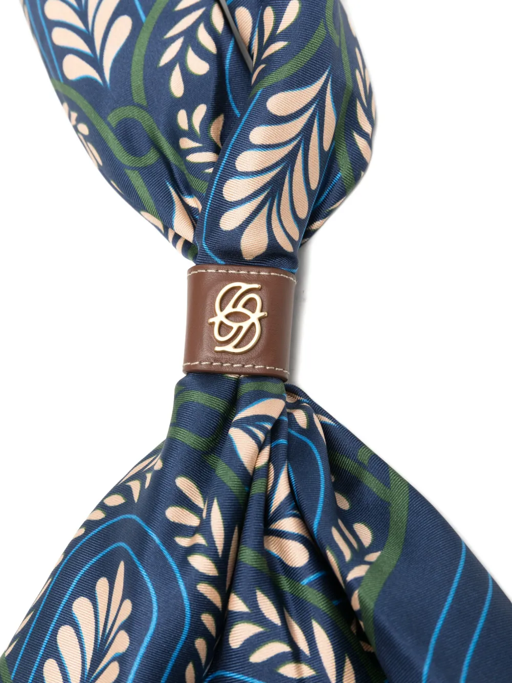 Drôle De Monsieur printed scarf Blauw