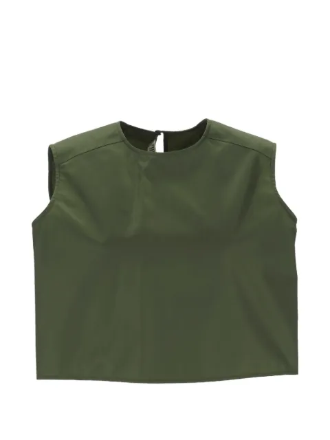 The Erose sleeveless round-neck top