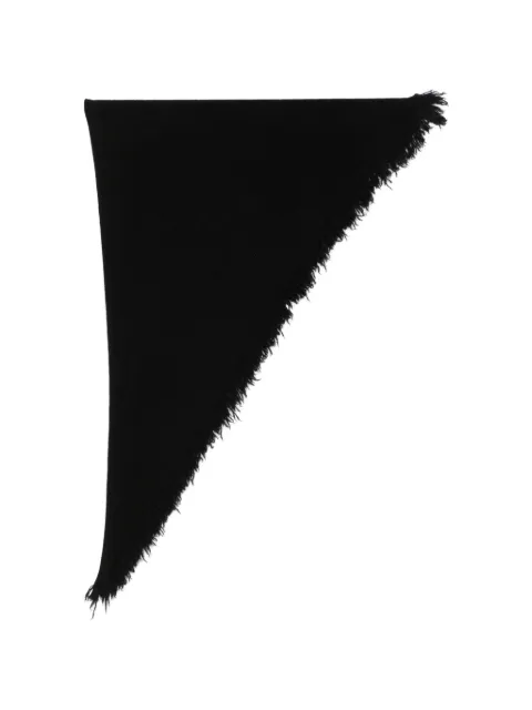 Uma Wang fringed triangle scarf