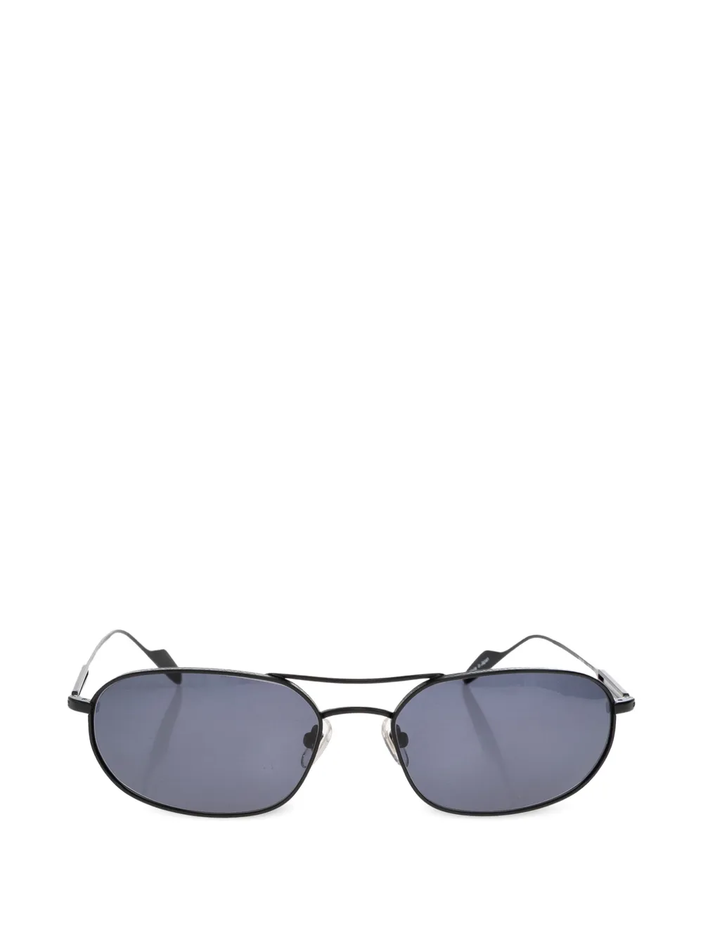 Yohji Yamamoto oval-frame sunglasses - Noir Yohji Yamamoto oval-frame sunglasses - Noir