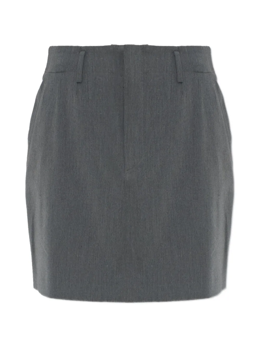 Akep belt-loops mini skirt - Gris Akep belt-loops mini skirt - Gris