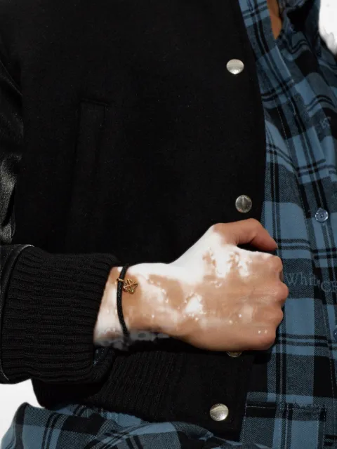 Off-White Arrows braided leather bracelet