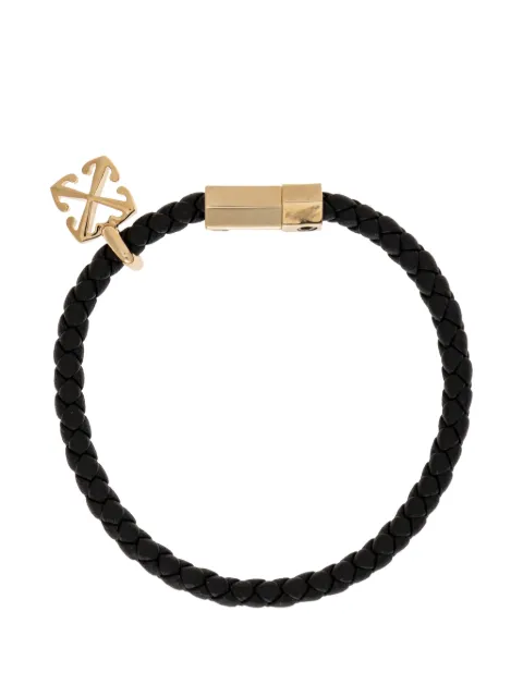 Off-White Arrows braided leather bracelet