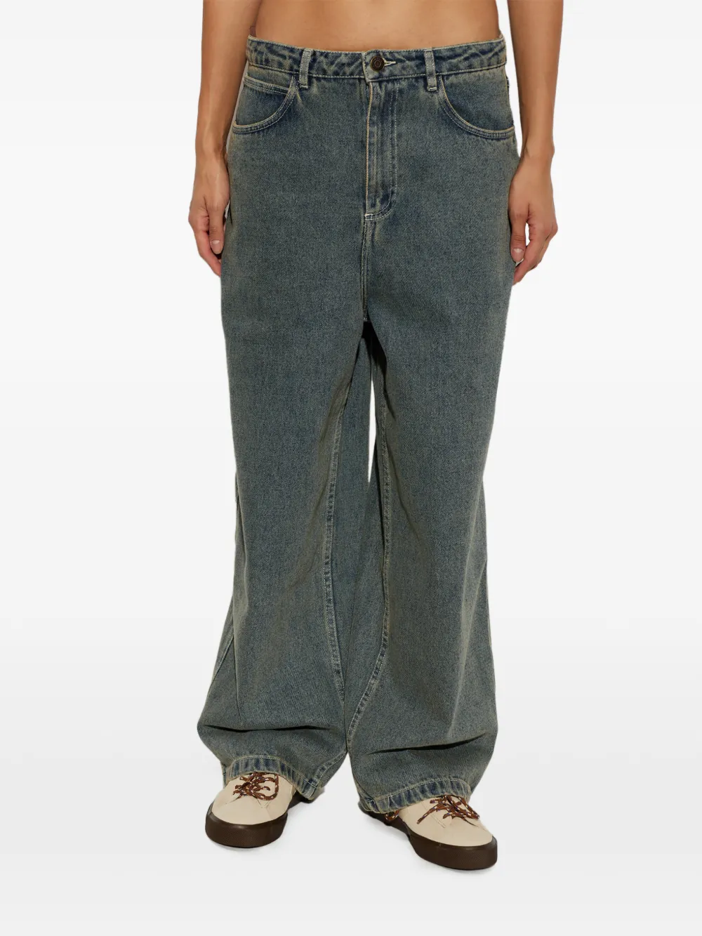 American Vintage Arlow jeans Blauw