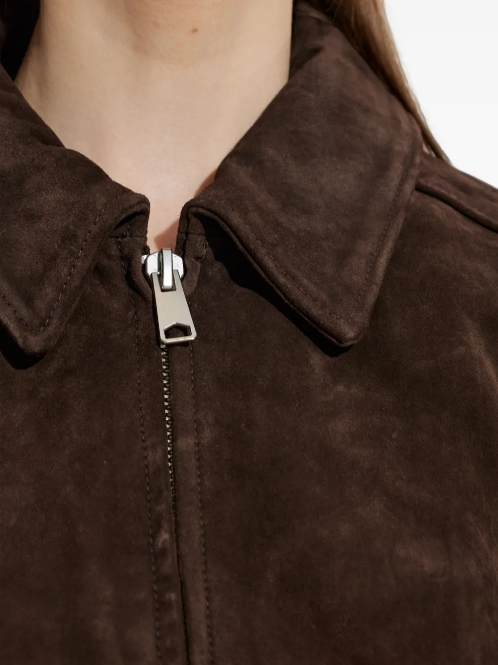 Citizens of Humanity Vivienne suede jacket Bruin