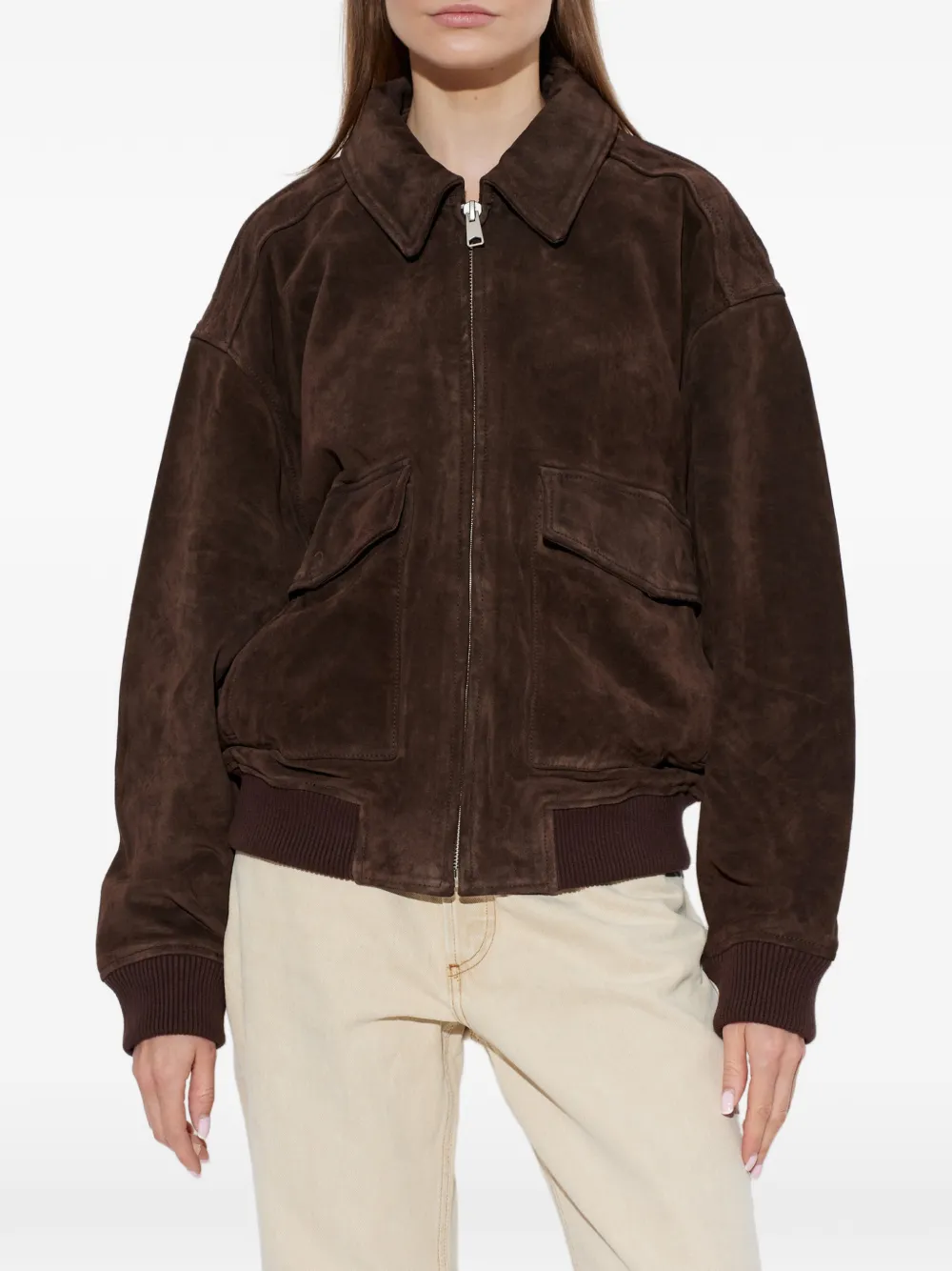 Citizens of Humanity Vivienne suede jacket Bruin