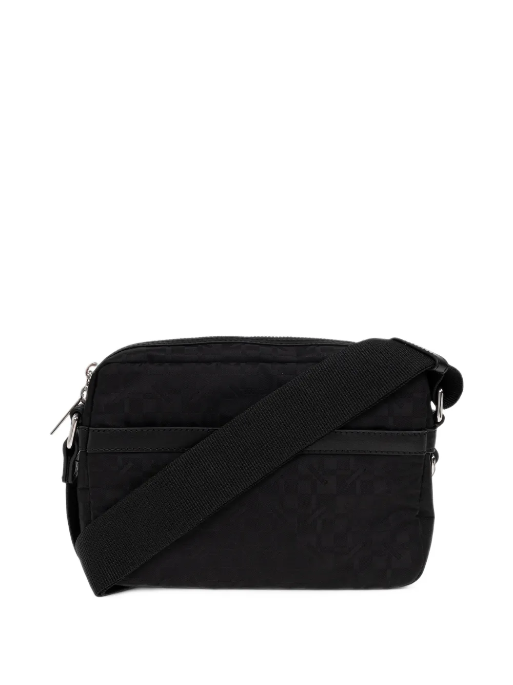 Kenzo monogram-jacquard messenger bag Zwart