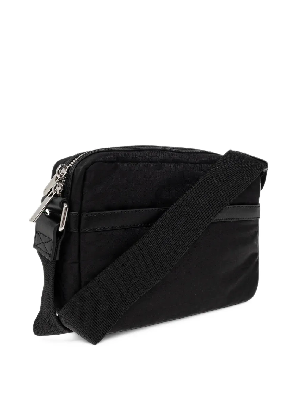 Kenzo monogram-jacquard messenger bag Zwart