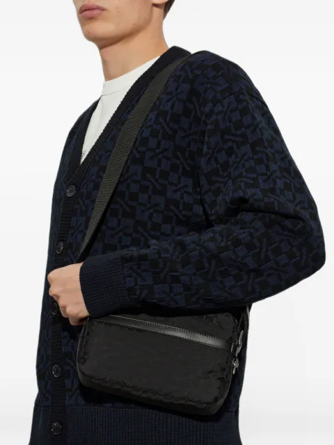 Kenzo monogram-jacquard messenger bag