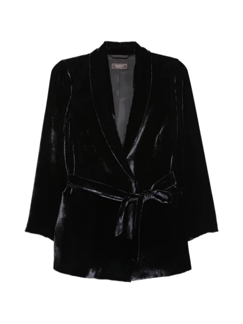 Peserico belted velvet blazer