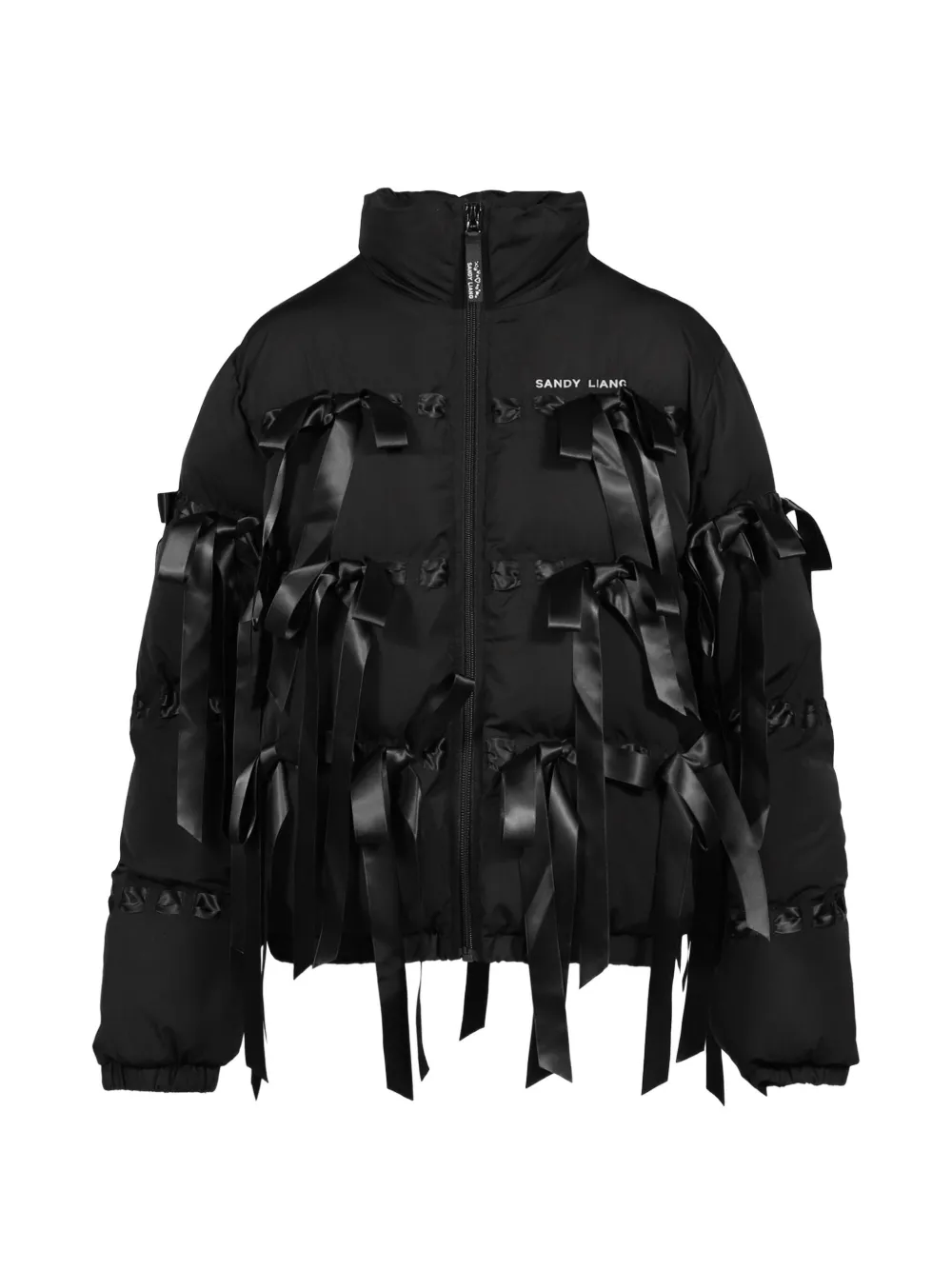 Sandy Liang Visby puffer jacket - Schwarz