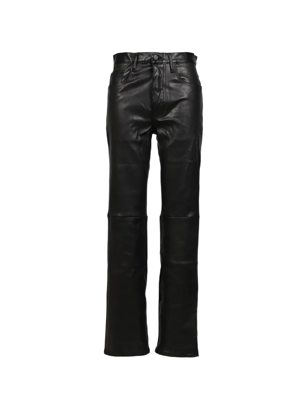 ALEXANDER DIGENOVA five-pocket leather trousers - Noir ALEXANDER DIGENOVA five-pocket leather trousers - Noir