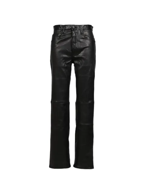 ALEXANDER DIGENOVA five-pocket leather trousers 