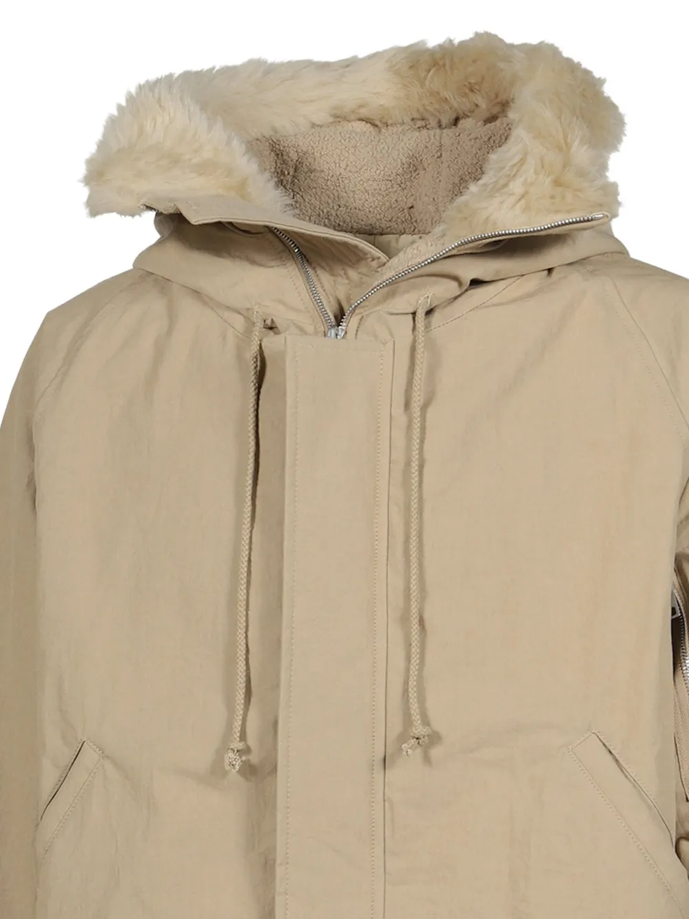 ALEXANDER DIGENOVA Helicopter hooded jacket Beige
