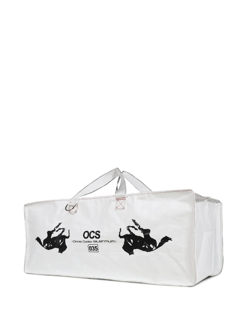 John Doe logo-print backpack Wit