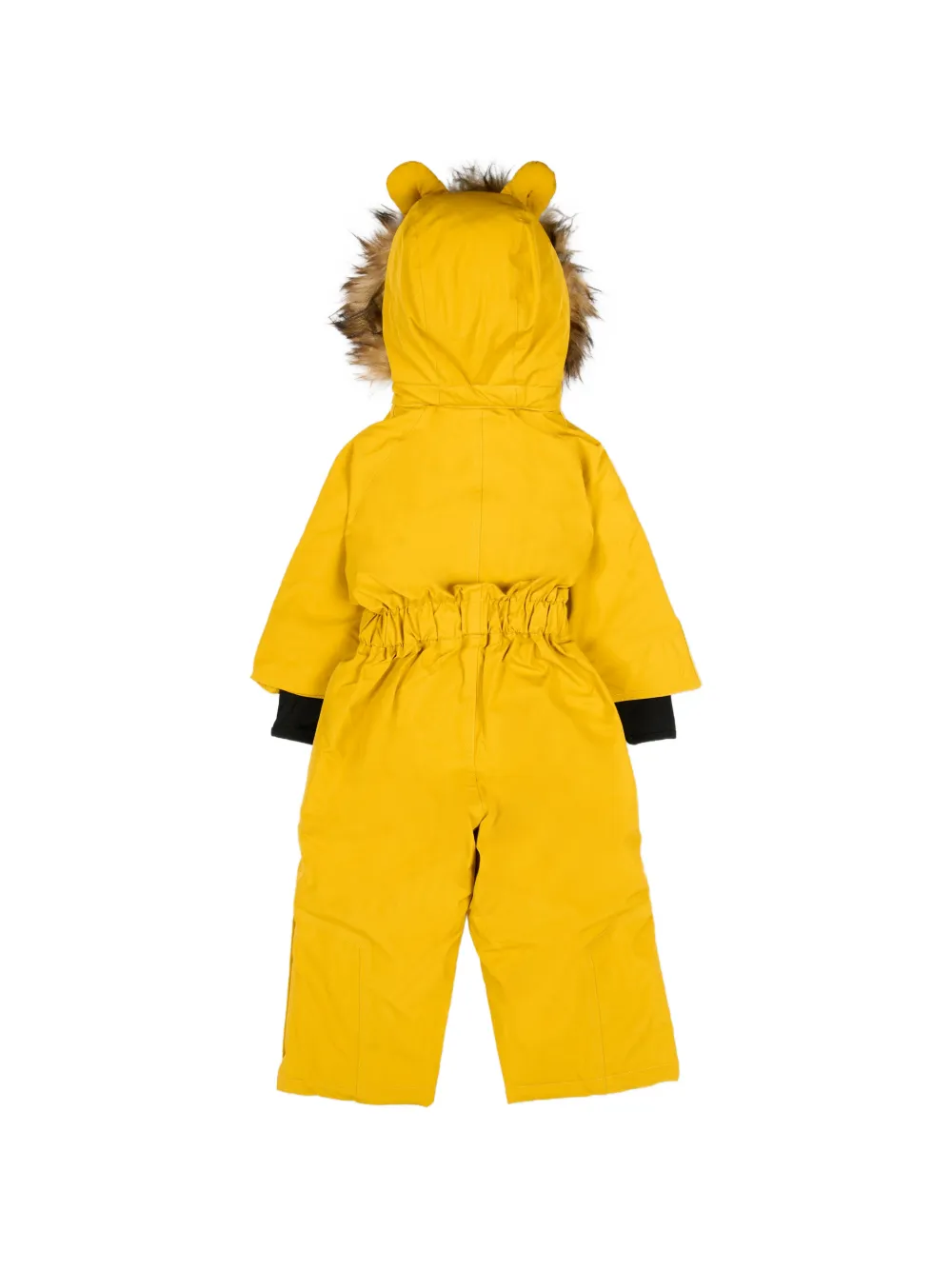 Roarsome Cub the Lion faux-fur trim snowsuit Geel