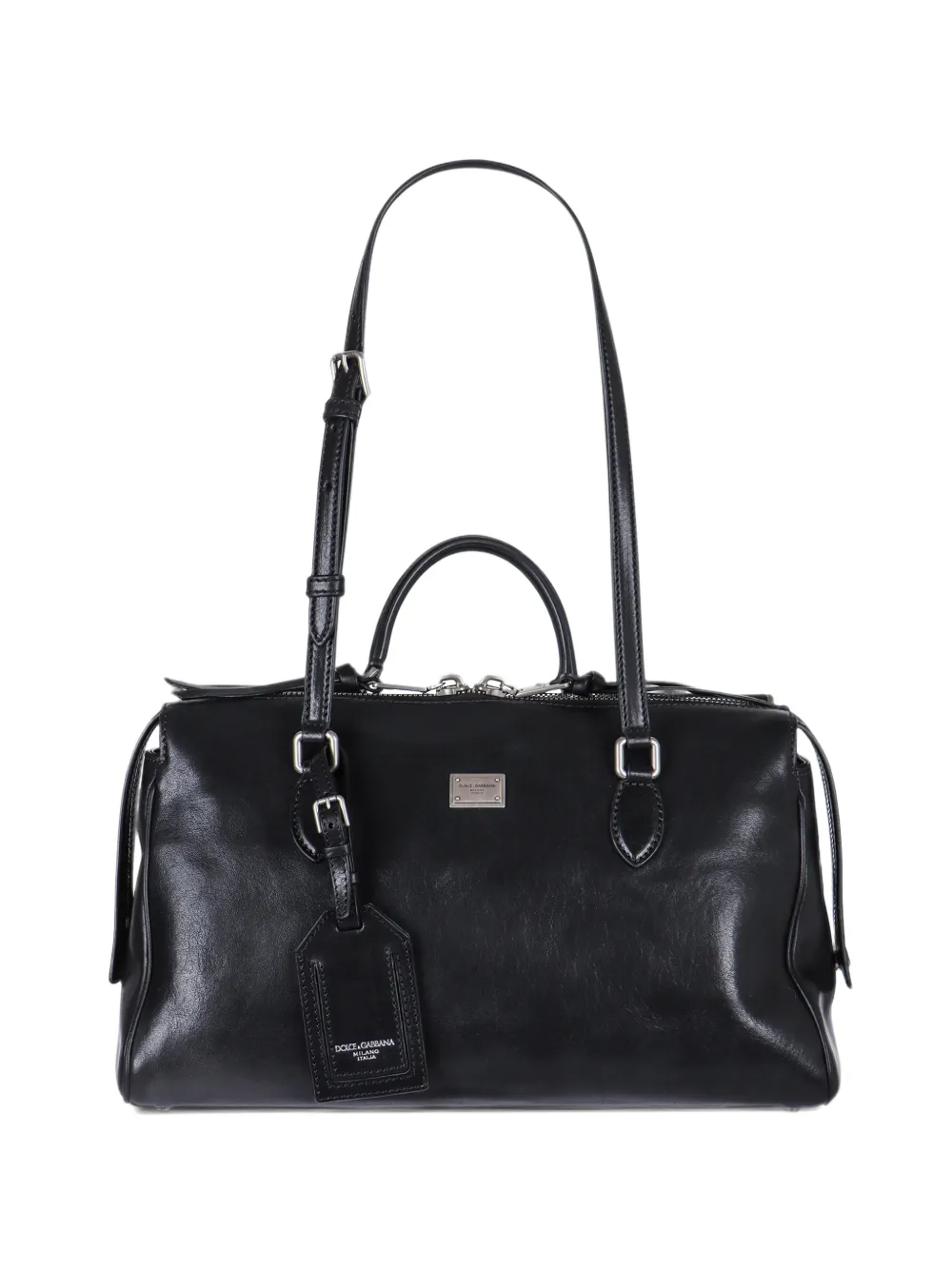 Dolce & Gabbana Vittoria leather tote bag - Schwarz