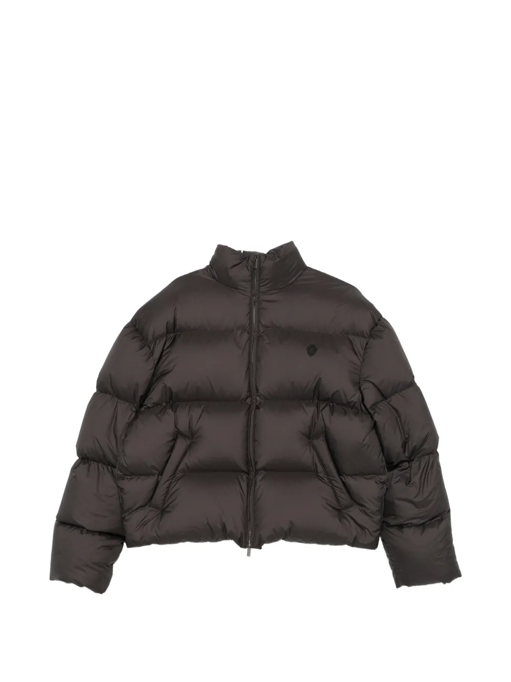 Gucci quilted puffer jacket - Brown