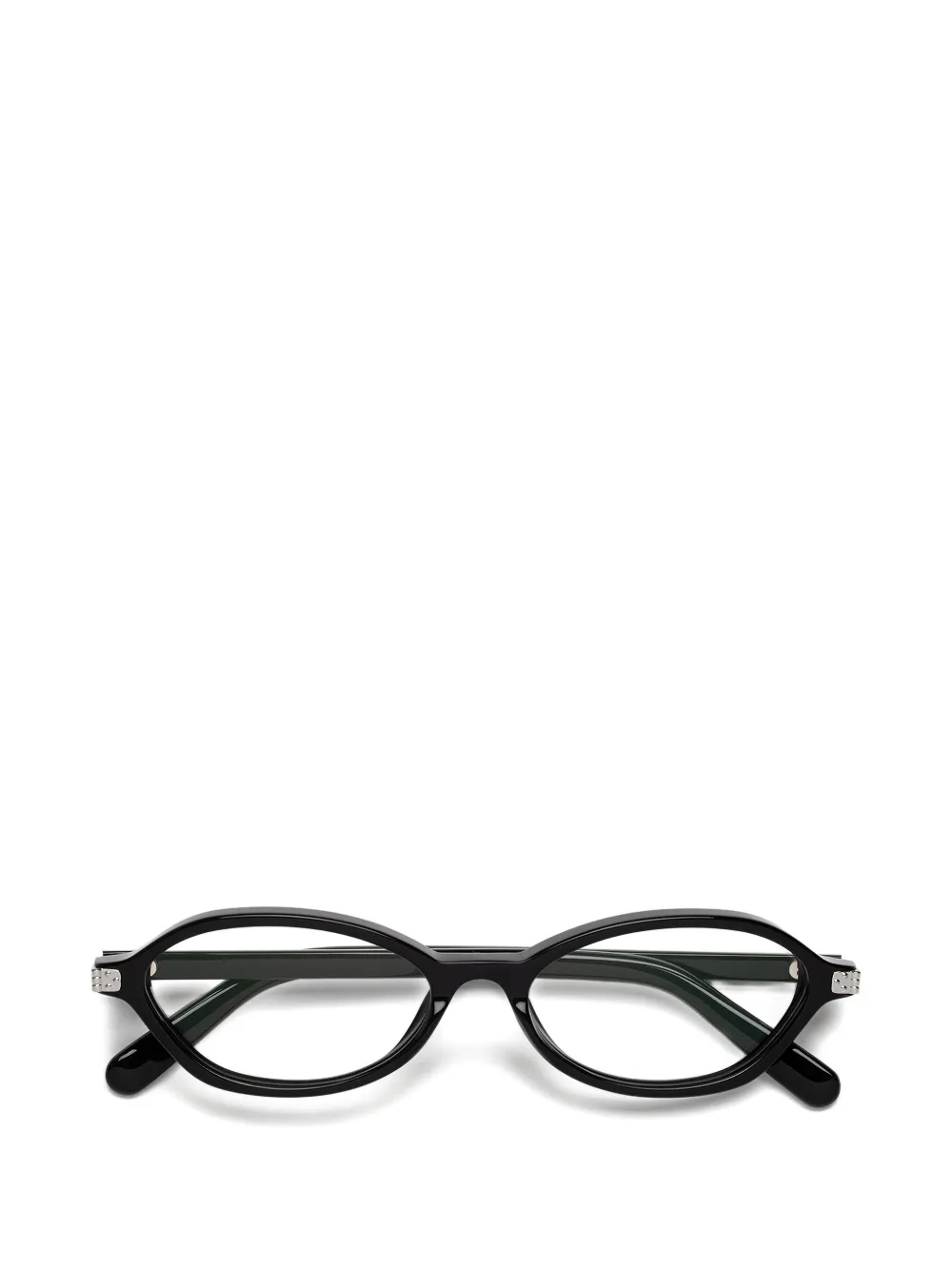 MM6 Maison Margiela oval-frame glasses Zwart