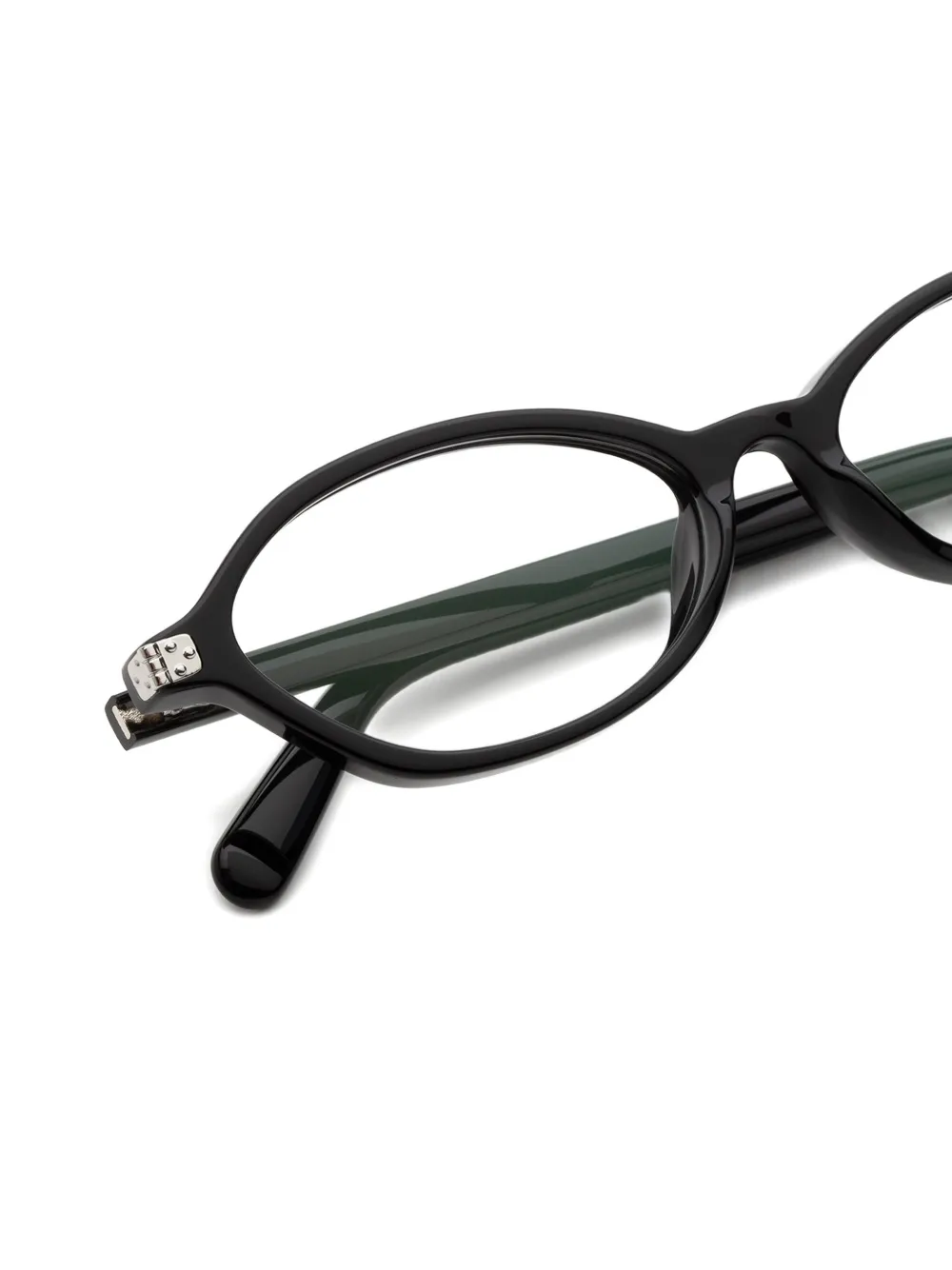 MM6 Maison Margiela oval-frame glasses Zwart