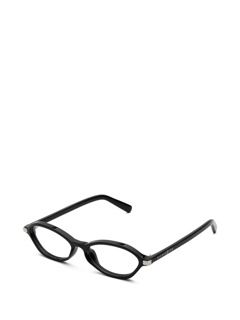 MM6 Maison Margiela oval-frame glasses Zwart