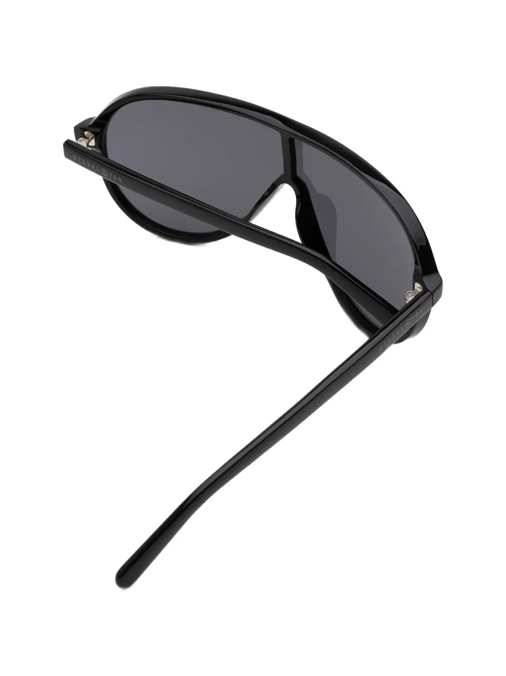 MM6 Maison Margiela Zonnebril met oversized montuur Zwart