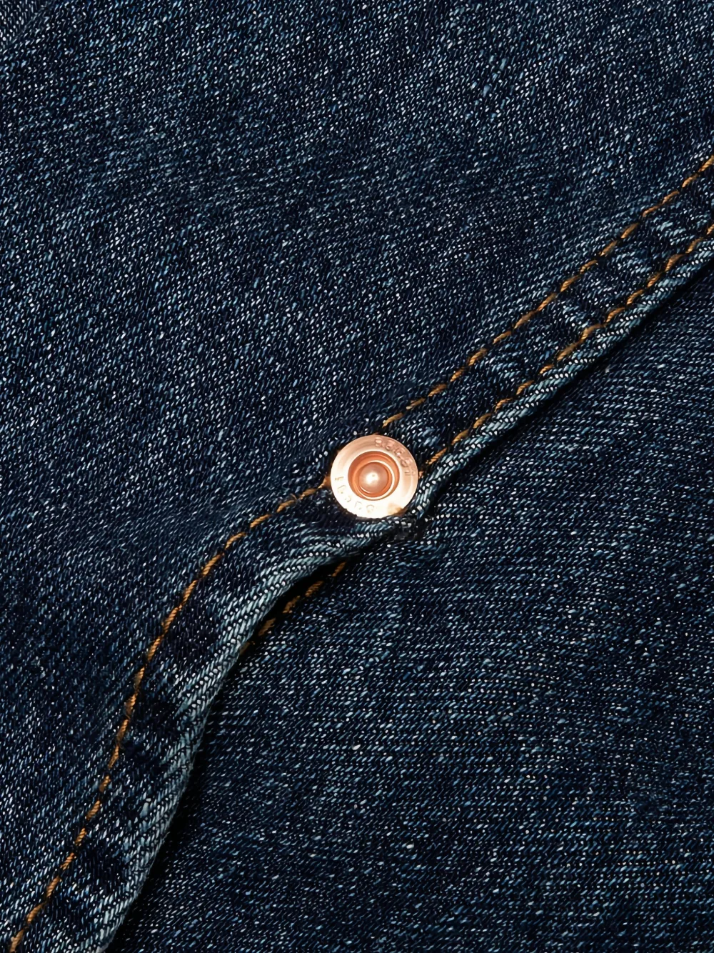 sacai contrast-stitch denim jacket Blauw