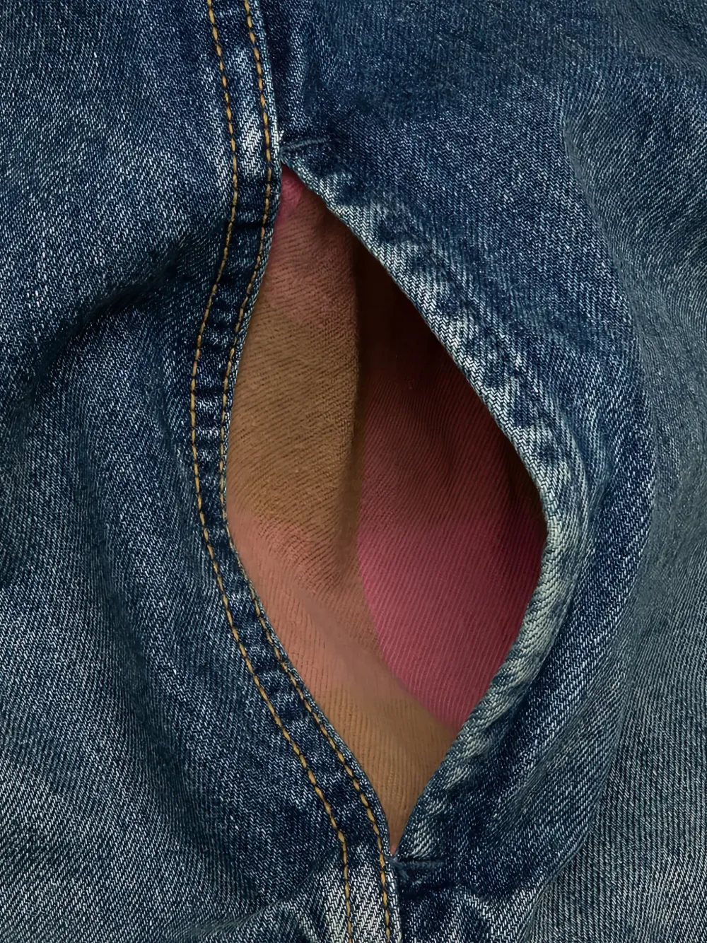 sacai Beyondexx denim jacket Blauw