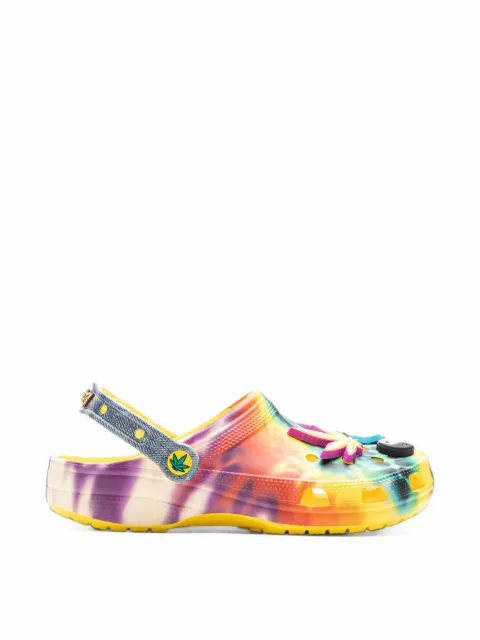 Crocs Half Baked tie-dye mules