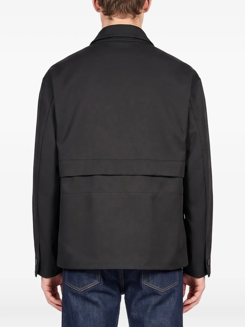 Hevo Fantase single-breasted coat Zwart