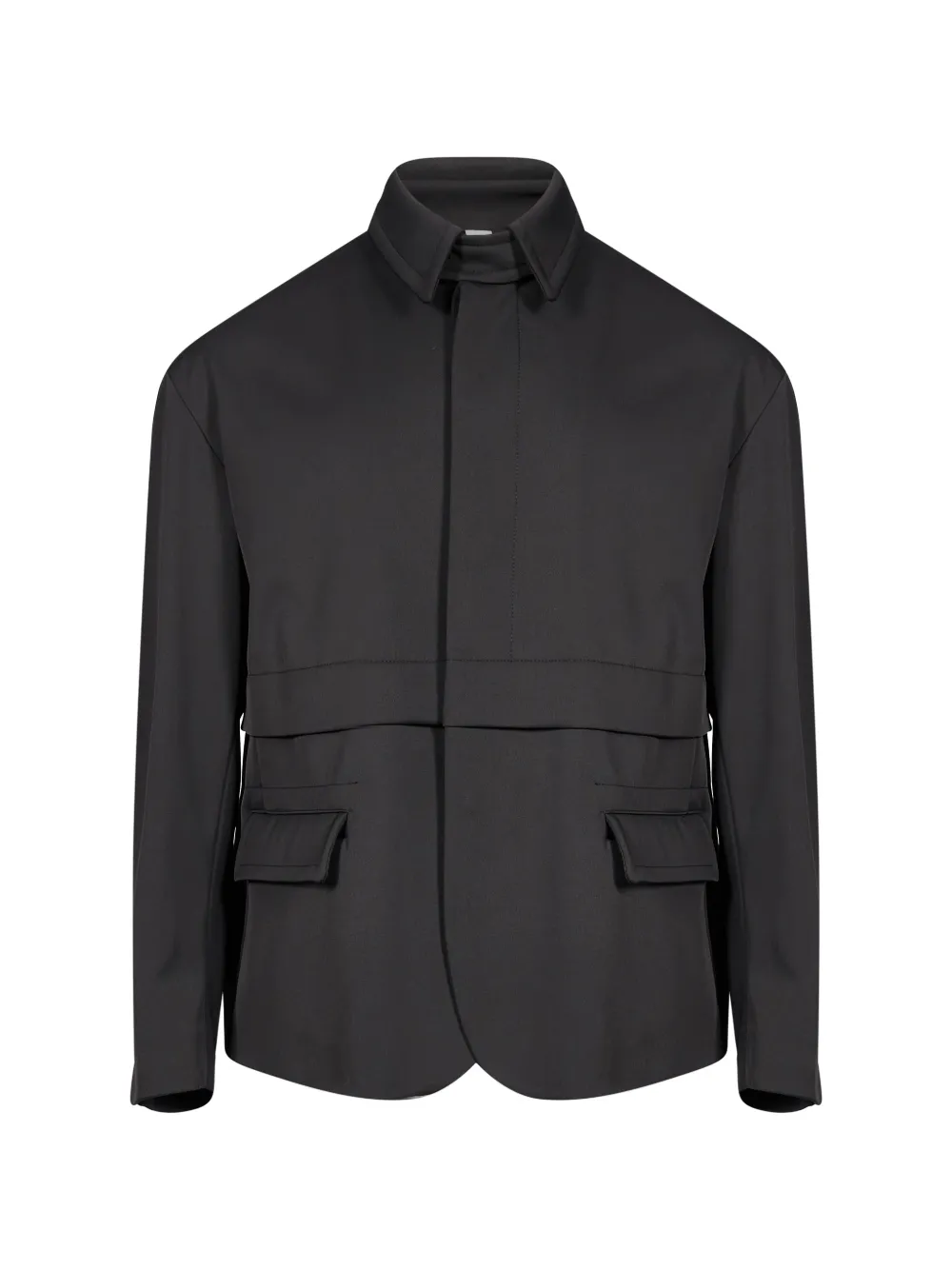 Hevo Fantase single-breasted coat - Nero