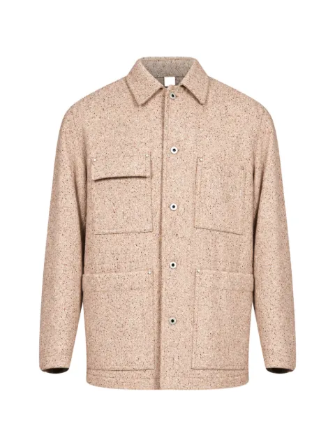 Hevo Castelluccio speckled patch-pocket jacket