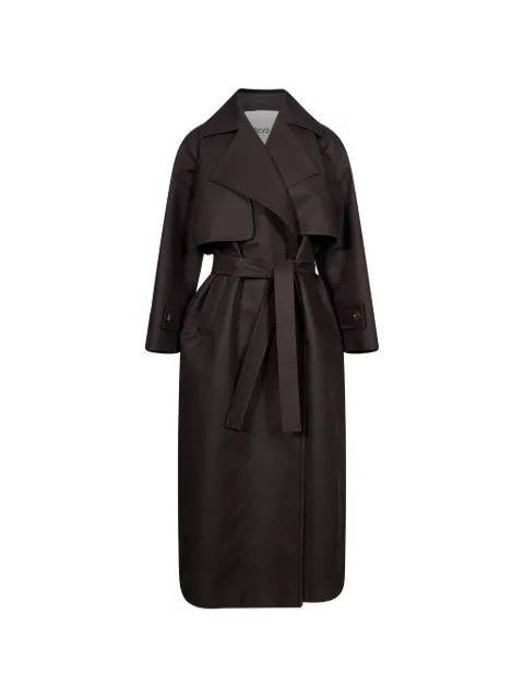 Hevo Margherita belted storm-flap trench coat