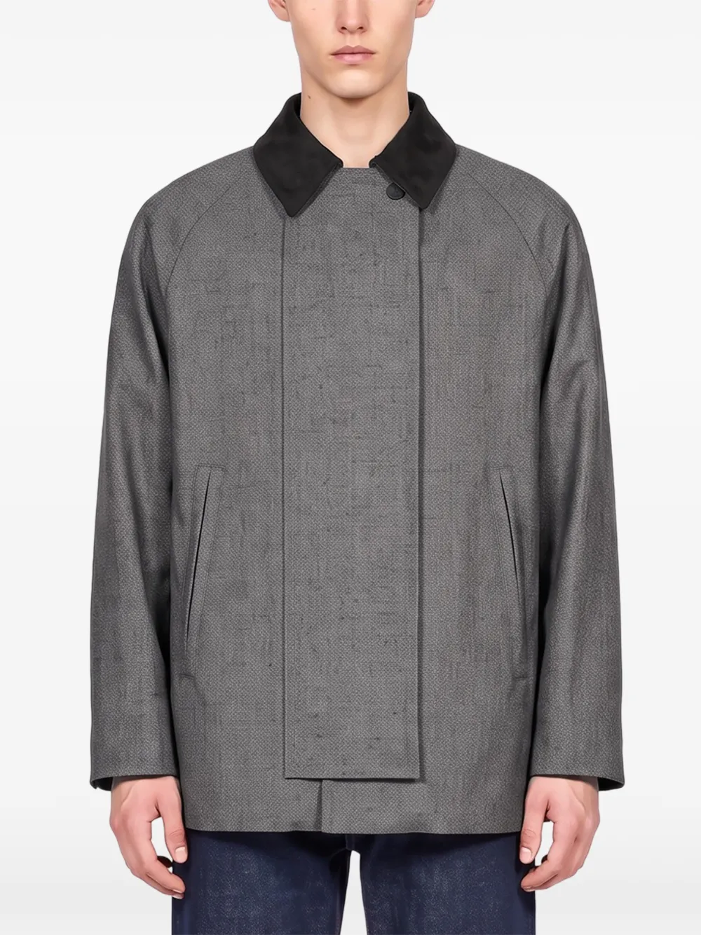 Hevo Poggiardo shirt jacket Grijs