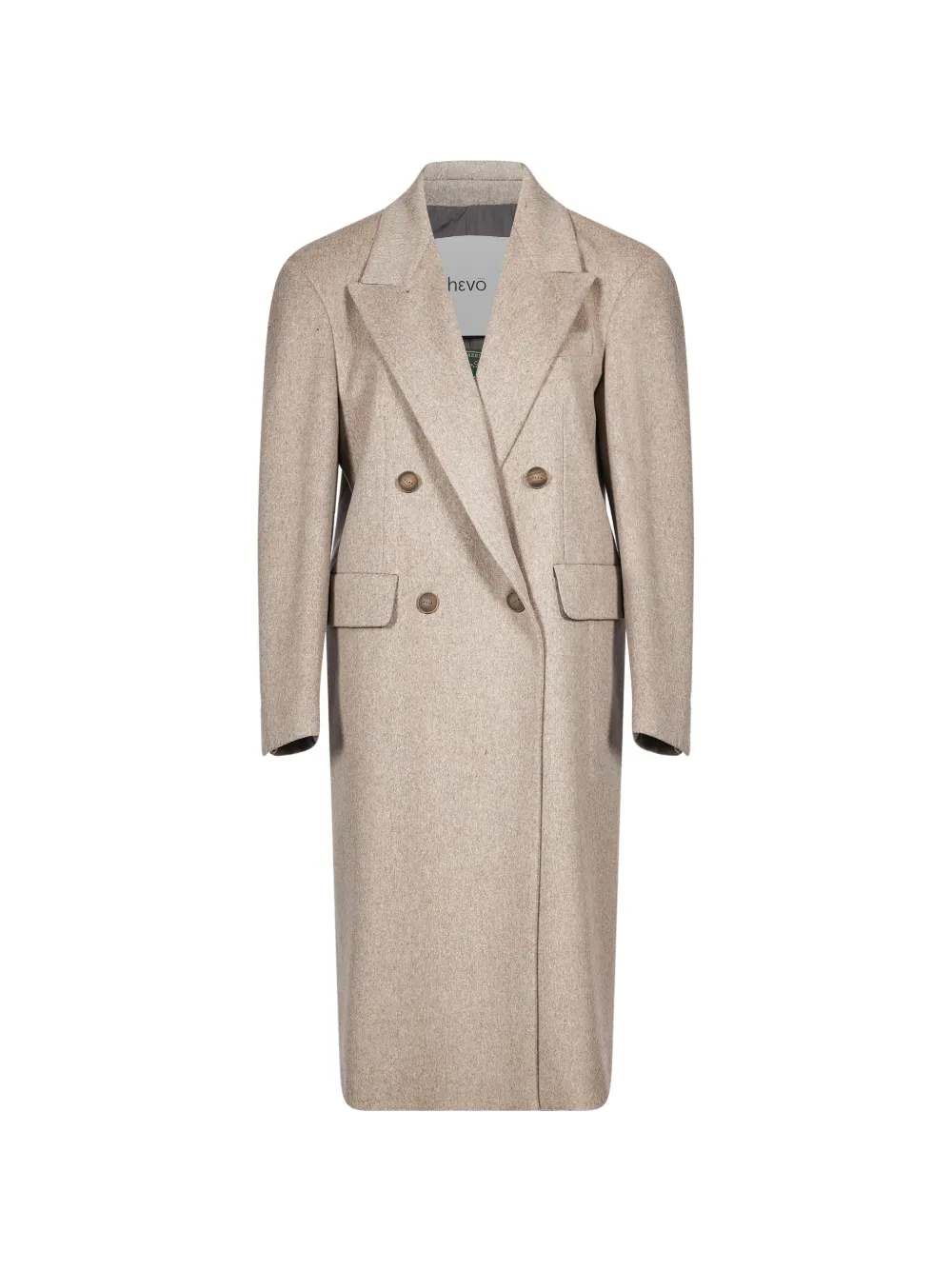 Hevo Martina Franca double-breasted coat - Grey