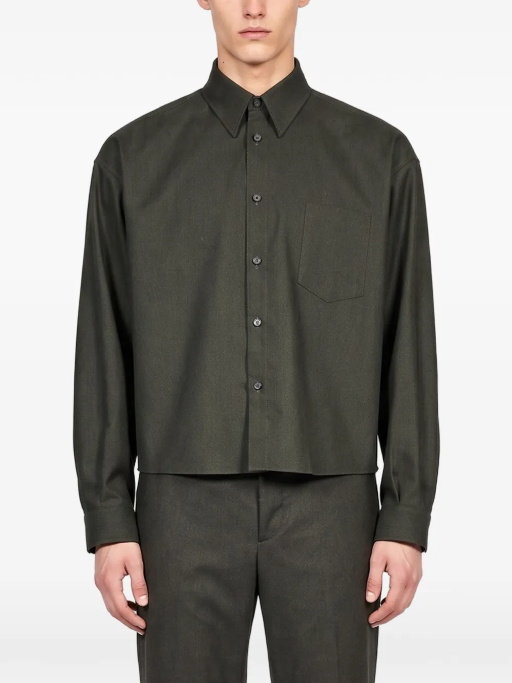 Hevo Arpinova shirt jacket Groen