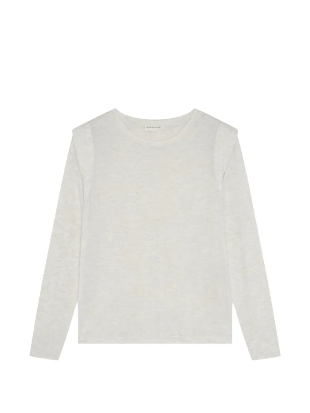 MAISON HOTEL Nora padded-shoulder T-shirt - Weiß