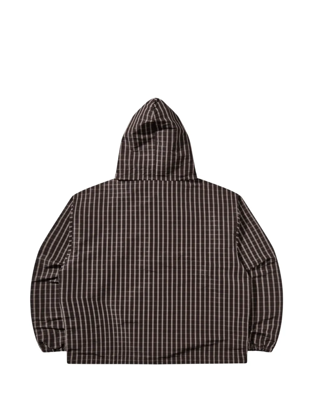 UMBRO check-pattern masked hooded jacket Bruin