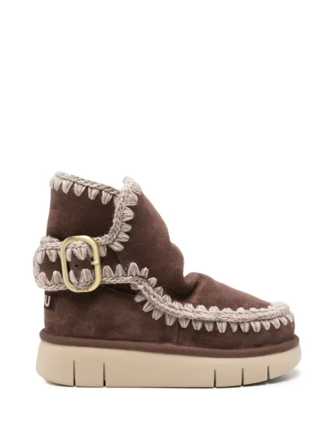 Mou Bounce buckle-strap boots