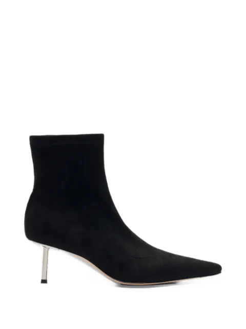 STAND STUDIO Mila metallic-heel ankle boots